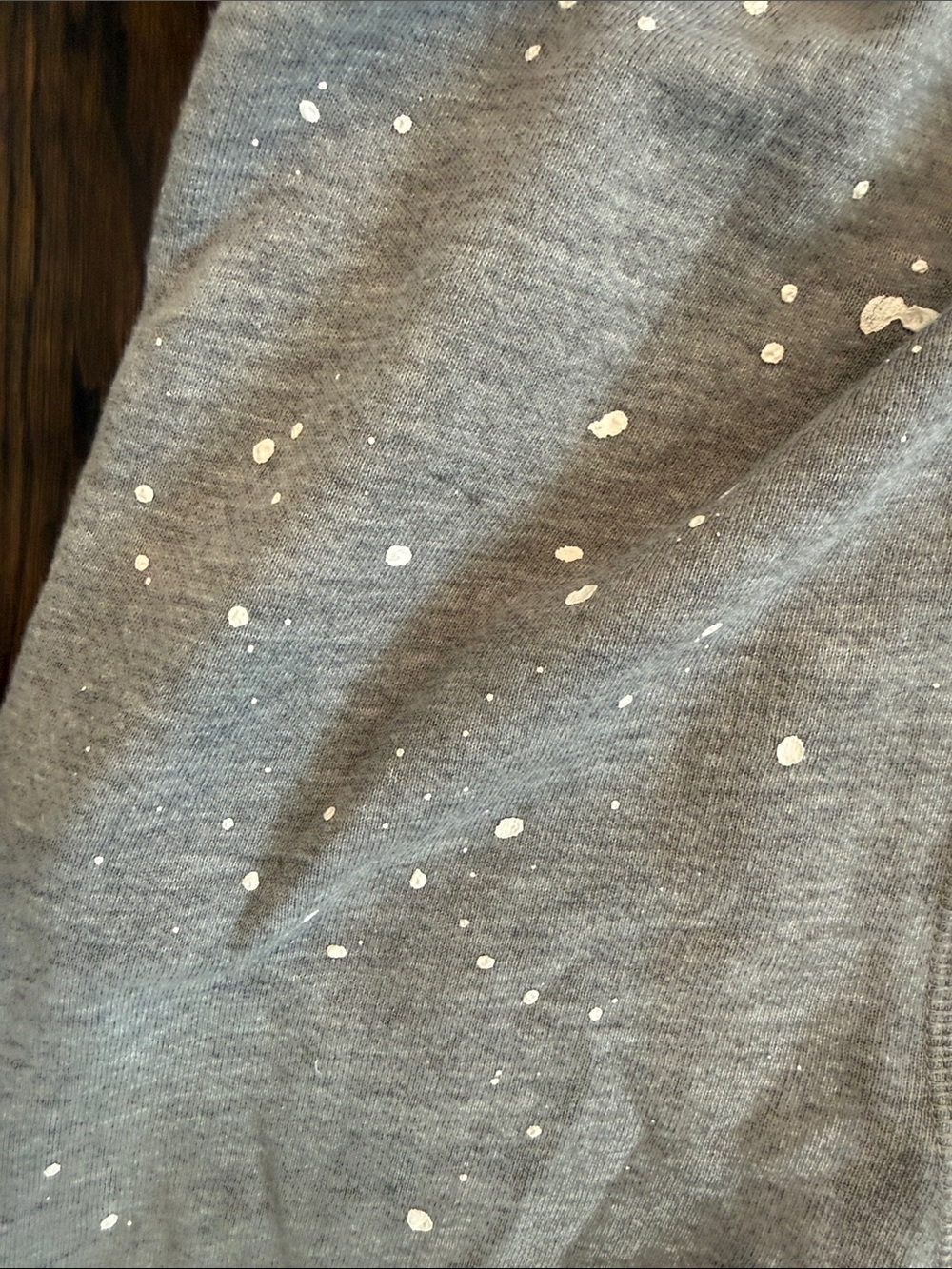 freecity Grey Jogger Sweatpants with Free City Logo and splatter paint - Picture 5 of 8